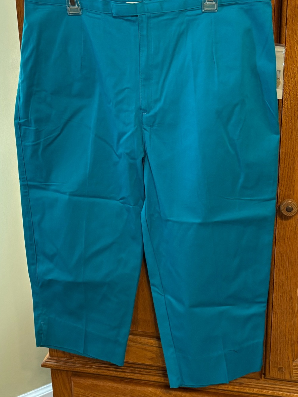 Kim Rogers Turquoise Capri Pants